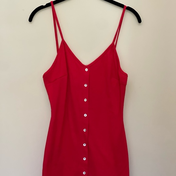 Red stretch dress in small by shein - Picture 2 of 3